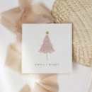 Search for modern christmas napkins Merry and bright