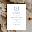 Search for monogram crest wedding invitations Monogram monogrammed name initials