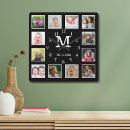 Search for monogram clocks Photo collage