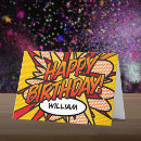 Search for superhero birthday cards Comic book