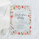 Search for flower graduation invitations Botanical