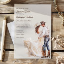 Search for equestrian wedding invitations Cowboy