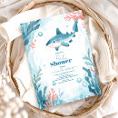 Search for shark baby shower invitations Gender neutral