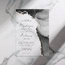 Search for geode wedding invitations Marble