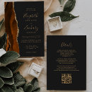 Search for orange and black wedding invitations Chic