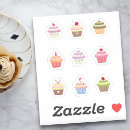 Search for cupcake topper stickers Colorful