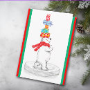 Search for polar bear christmas cards Cartoon