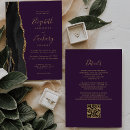 Search for black gold purple invitations Script