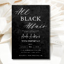 Search for black affair invitations Elegant