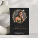 Search for black and gold 21st birthday invitations Glitter