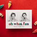 Search for oh what fun holiday cards Typography