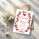 Search for cherry birthday invitations Coquette