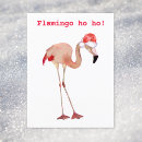 Search for pink flamingo christmas cards Watercolor