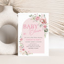 Search for floral baby shower invitations Blush pink