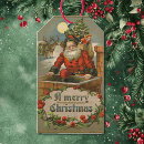 Search for vintage santa gift tags Victorian