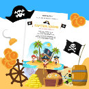 Search for island birthday invitations Treasure map