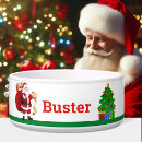 Search for christmas dog bowls Santa