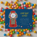 Search for bubble gum birthday invitations Gumball machine