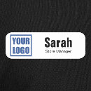 Search for minimalist name tags Company logo