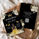 Search for white and gold quinceanera invitations Miss quince mexican