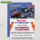 Search for hot wheels birthday invitations Little blue truck