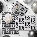 Search for 18th birthday wrapping paper Eighteen