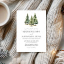 Search for forest green wedding invitations Pine tree