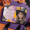 Search for kids halloween birthday invitations Girl