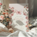 Search for pink butterfly 1st birthday invitations For her