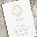 Search for neutral baptism invitations Floral