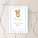 Search for simple blue 1st birthday invitations Watercolor