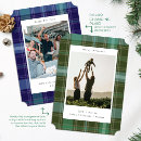 Search for green plaid christmas cards Trendy