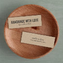 Search for handmade with love business cards Homemade