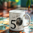 Search for 50th birthday mugs Black and white