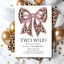 Search for leopard print invitations Pink