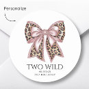 Search for leopard print birthday stickers Pink