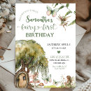Search for enchanted forest birthday invitations Girl