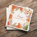 Search for thanksgiving napkins Autumn leaves