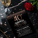 Search for glamorous 40th birthday invitations Fabulous