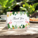 Search for pineapple thank you cards Flamingo