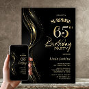 Search for 65th birthday invitations 65 years old