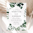 Search for emerald green invitations Greenery