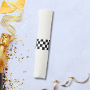 Search for graduation napkin bands Black and white