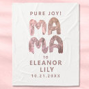 Search for birth announcement blankets For her