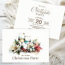Search for wine christmas invitations Stylish