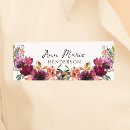Search for floral name tags Watercolor