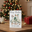 Search for funny bird christmas cards Goose