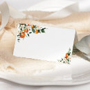 Search for orange place cards Citrus