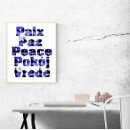 Search for world peace posters Blue