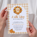 Search for turkey baby shower invitations Rustic